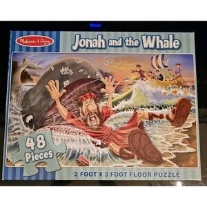 Melissa & Doug Jonah And The Whale 48 Piece 2x3 Foot Floor Puzzle